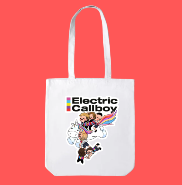 Electric Callboy tote bag