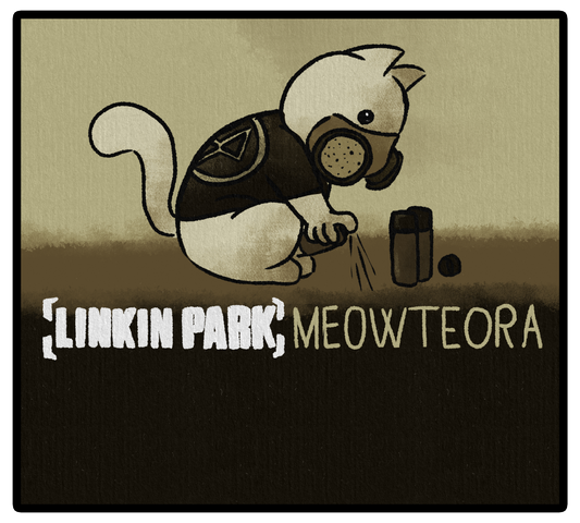 Linkin Park - Meteora Meowteora sticker
