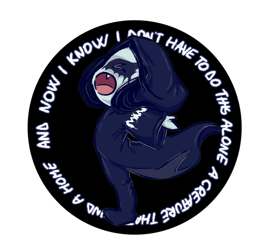 Afraid of the dark - Motionless in White sticker