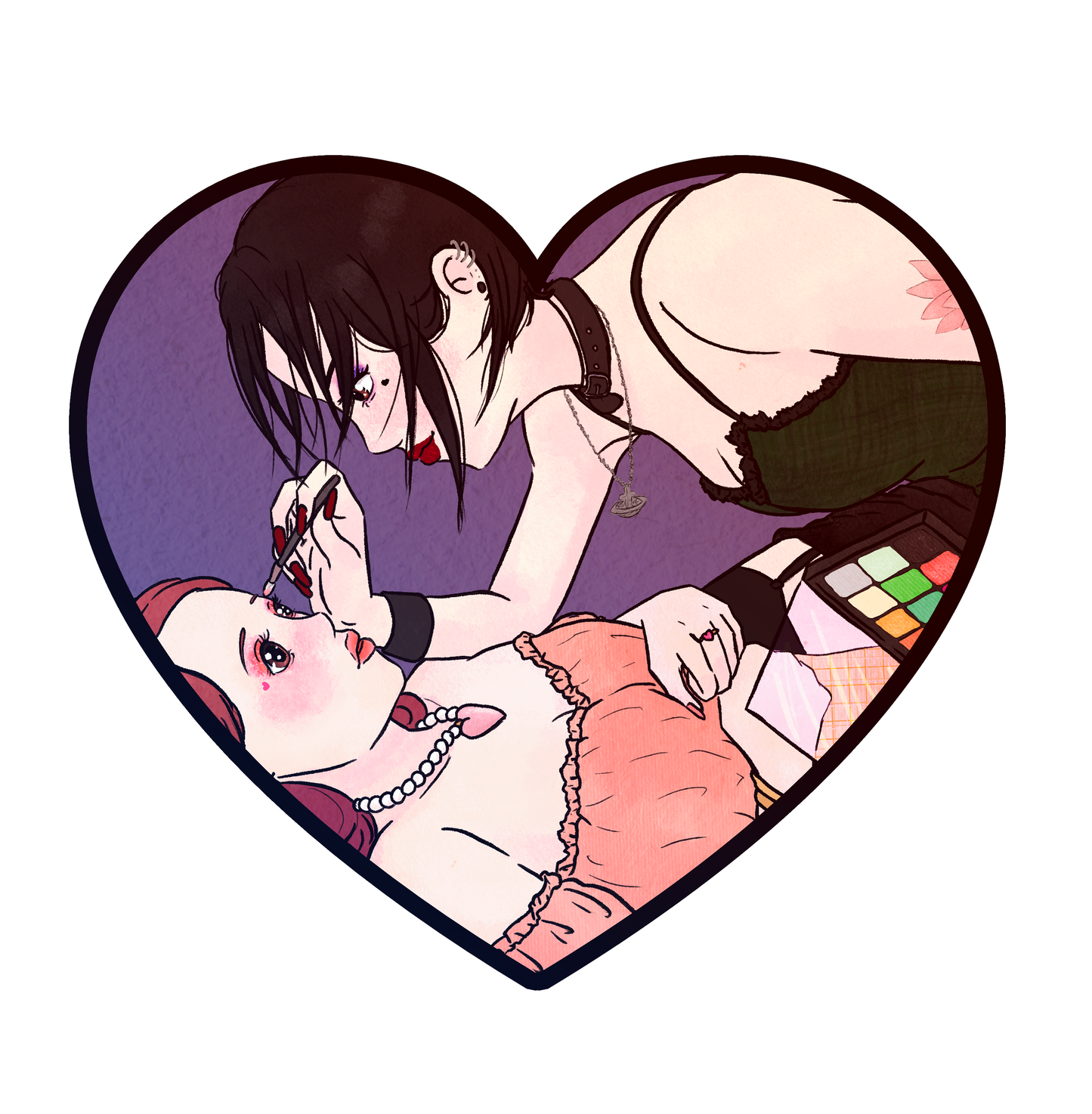 Nana Heart sticker