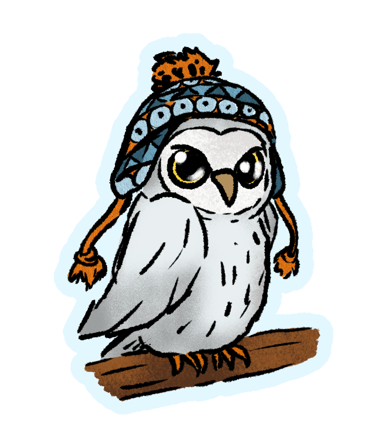 Owl stickers - 5 desgins