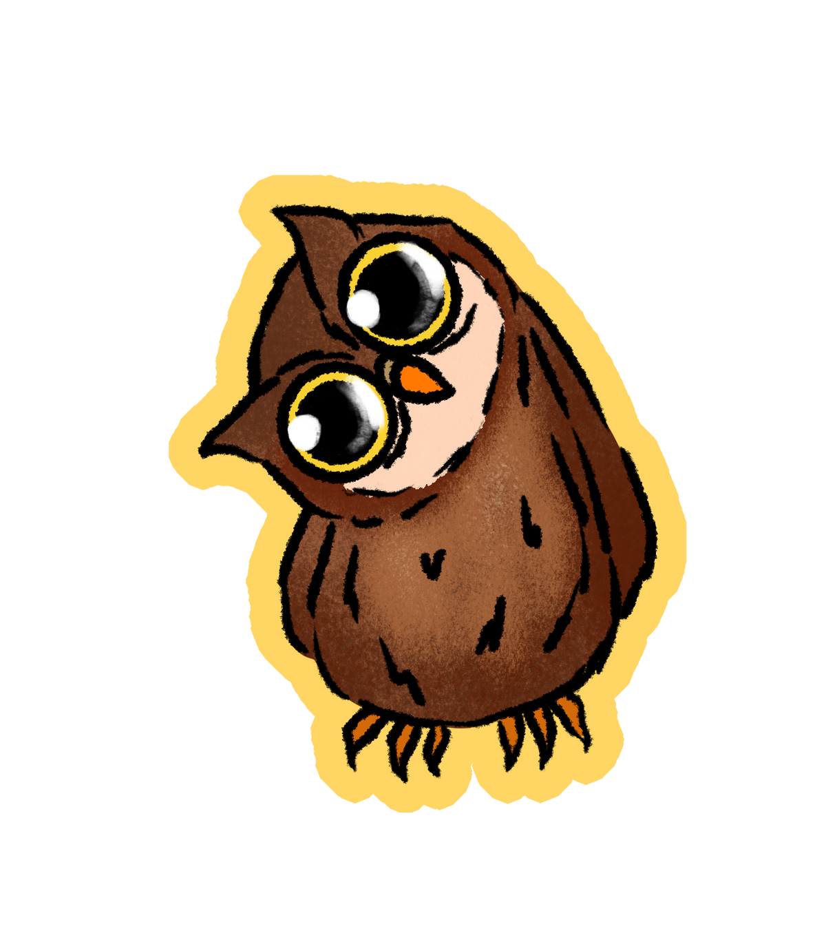 Owl stickers - 5 desgins
