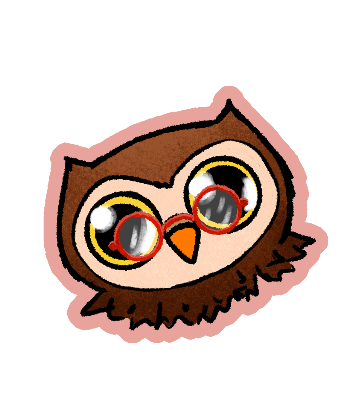 Owl stickers - 5 desgins