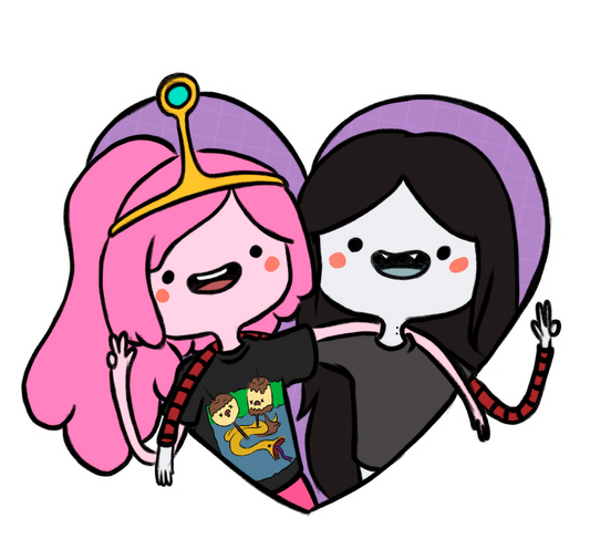 PBG & Marceline Adventure Time sticker