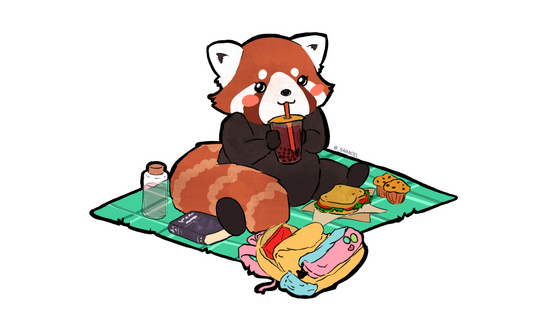Red panda picnic