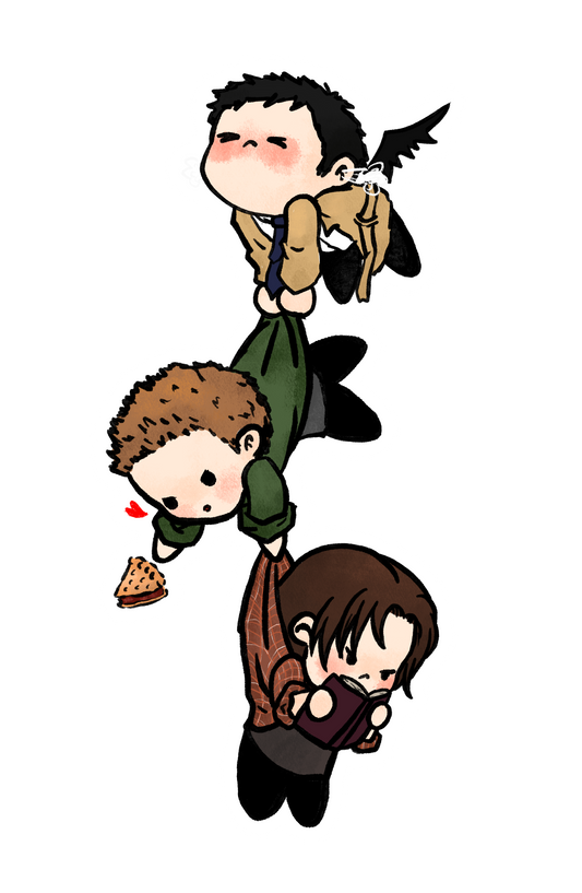 Supernatural Trio sticker