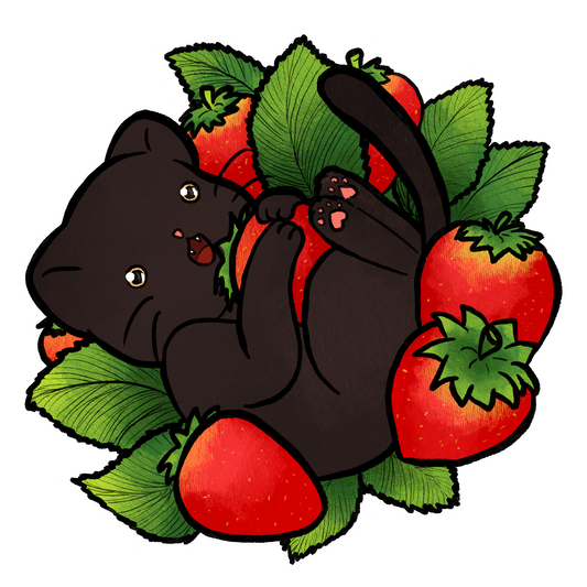 Strawberry Cat sticker
