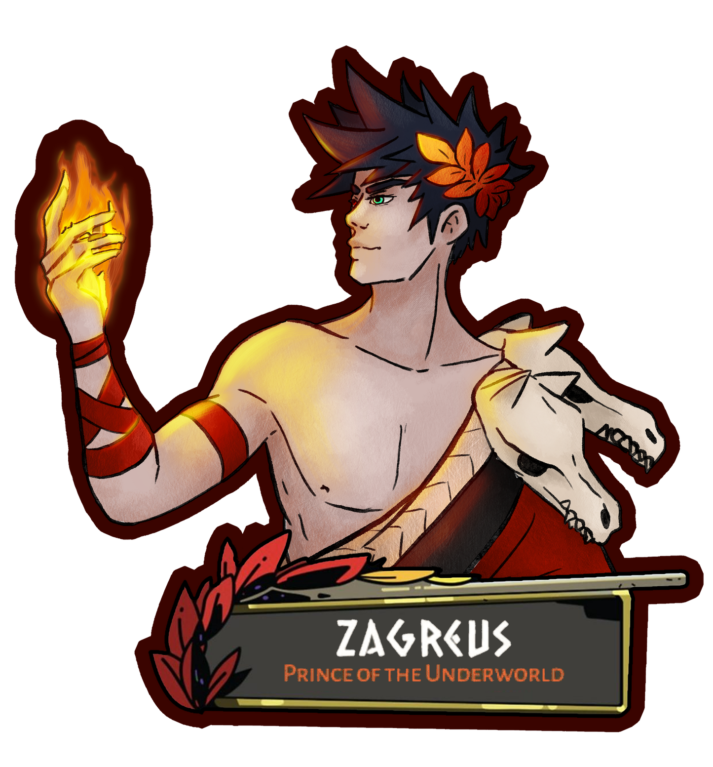 Zagreus Hades sticker